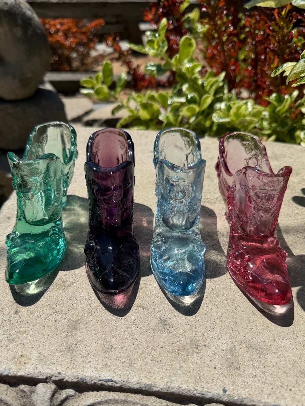 Rare, vintage Fenton Colored Set